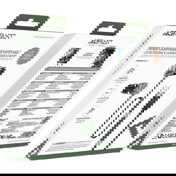 سماعة تايب سي ACEFAST L6 ضمان سنة Image 1 Preview