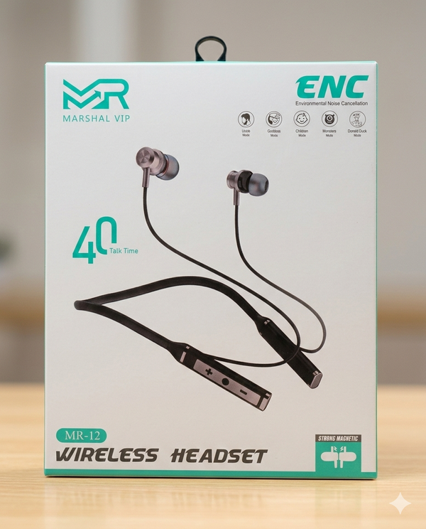 سماعة طوك بلوتوث ٤٠ساعة MR-12 Image 1 Preview