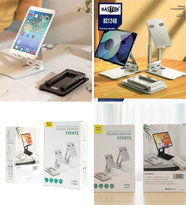 ستاند مكتبي ايباد وموبايل حديد Image 1 Preview