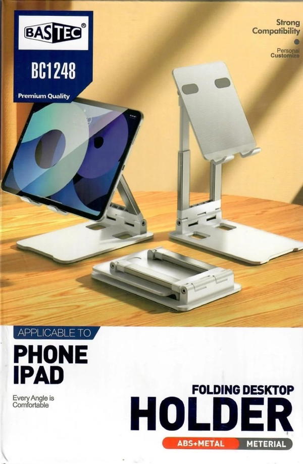 ستاند مكتبي ايباد وموبايل حديد Image 3 Preview