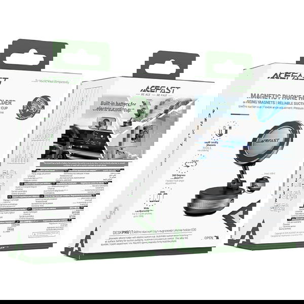 ستاند+شاحن وايرلس موبايل  فاكيوم ACEFAST E30 Image 5 Preview