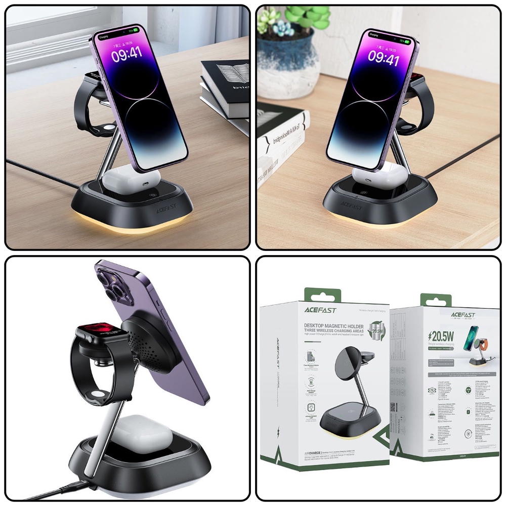 ستاند شحن وايرلس ثلاثي ACEFAST E16 Preview Image