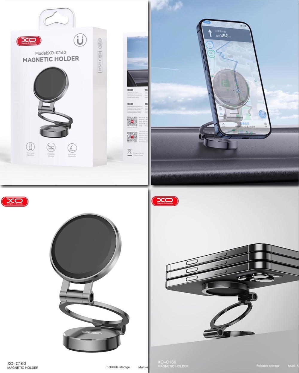 ستاند سيارة مغناطيس ماركة XO c160 Preview Image