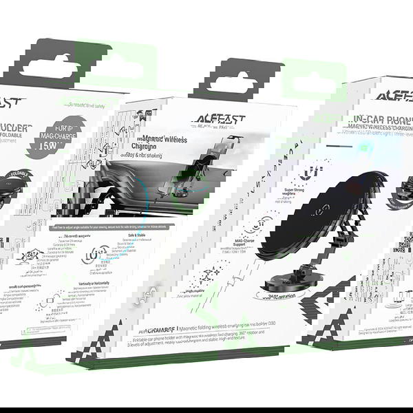 ستاند سيارة شحن وايرلس مغناطيس ACEFAST D30 Image 5 Preview