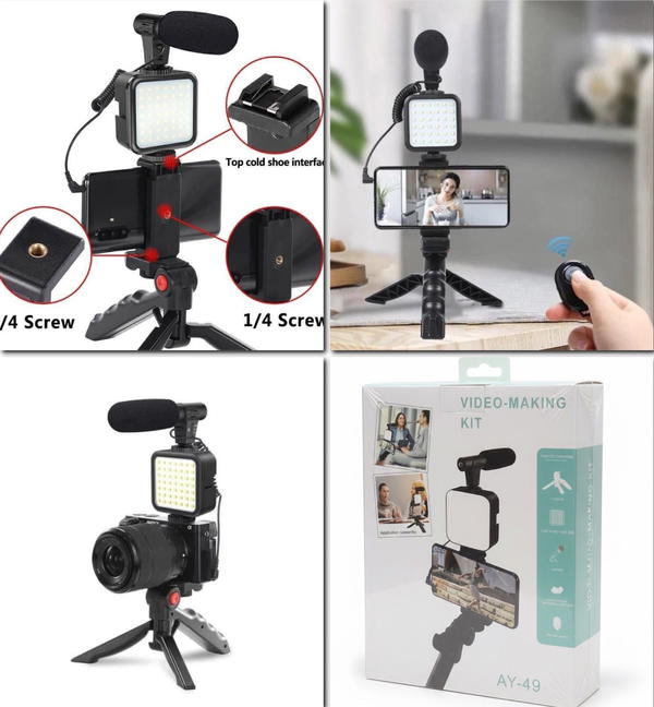 ستاند تصوير وفلاش ومايك وريمونت AY-49 Image 1 Preview