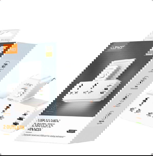 تقسيم شحن PD+USB +بلك سويج LDNIO SC2311 Image 1 Preview