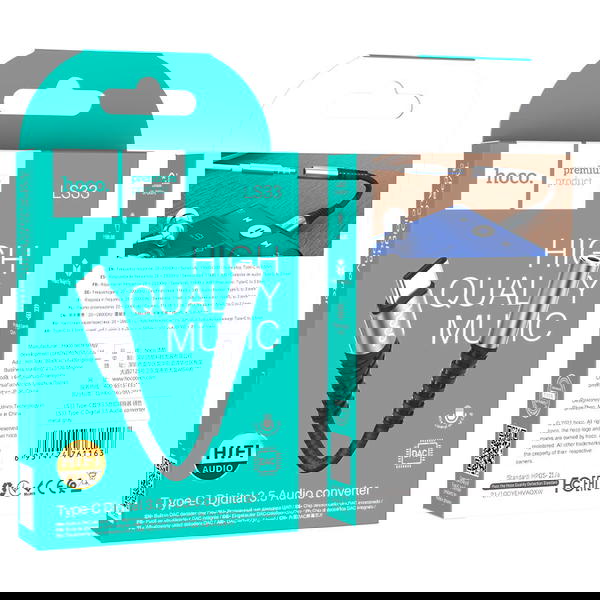 توصالة تايب سي اواكس hoco LS33 Image 1 Preview