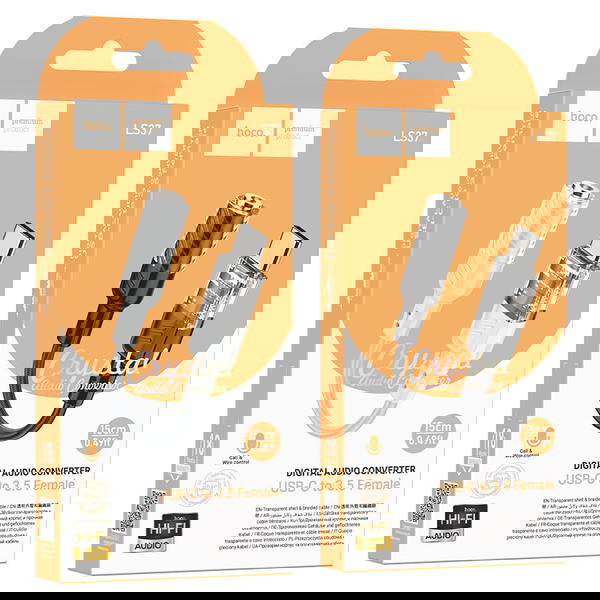 توصالة تايب سي اواكس hoco LS37 Image 1 Preview