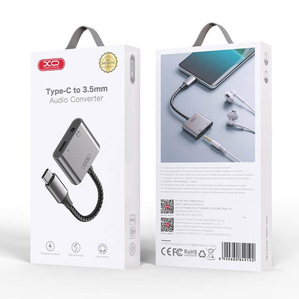 توصالة تايب سي شحن واستماع XO-NB-R257B Image 2 Preview