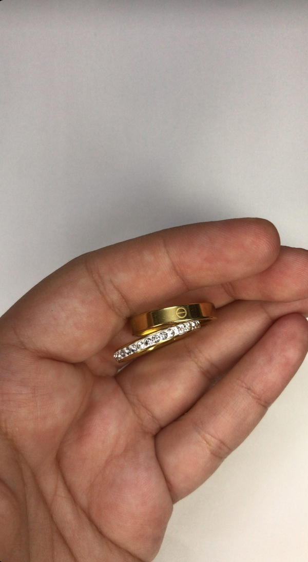2 layers rings (gold) Image 3 Preview