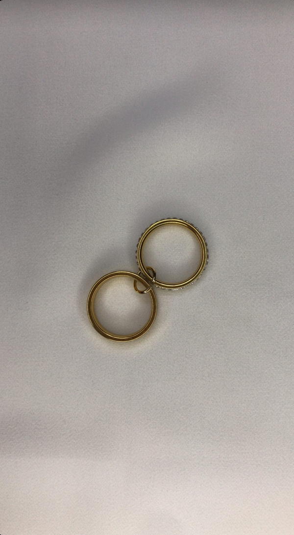 2 layers rings (gold) Image 4 Preview