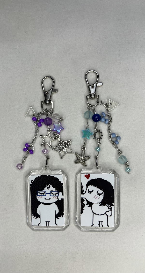 2pcs matching keychains  Image 1 Preview