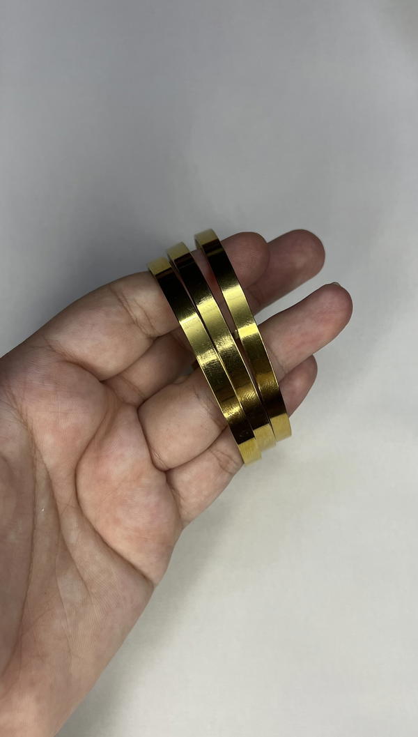 3 pcs stainless bangles Image 3 Preview