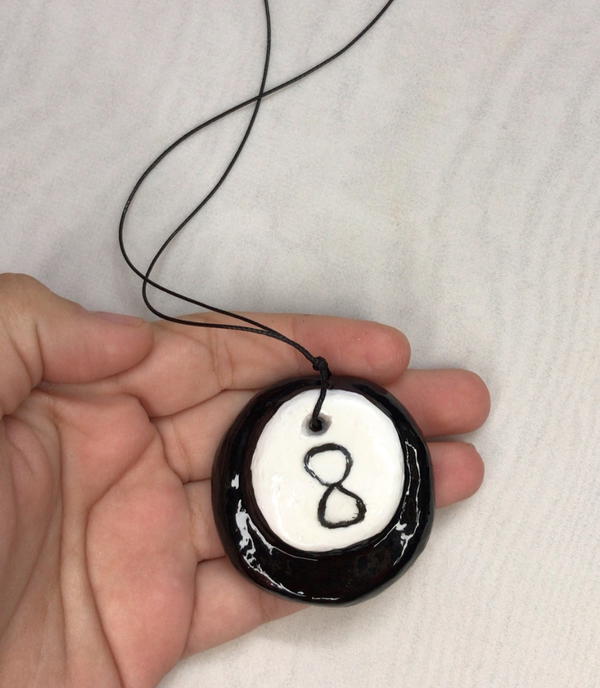 8ball necklace  Image 1 Preview