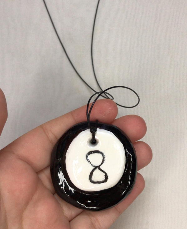 8ball necklace  Image 3 Preview