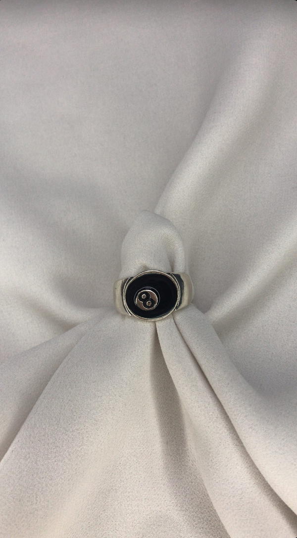 8ball ring(free size) Image 2 Preview