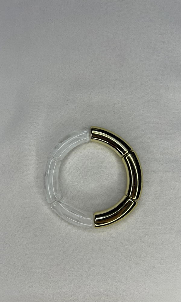 acrylic&gold beaded bangle  Image 5 Preview