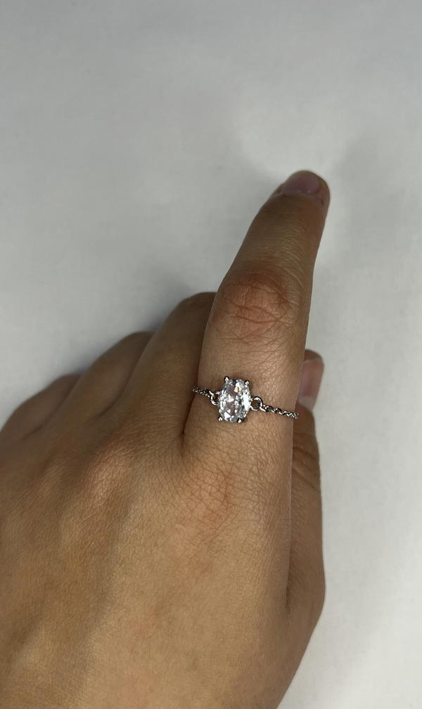 adjustable silver ring  Image 6 Preview