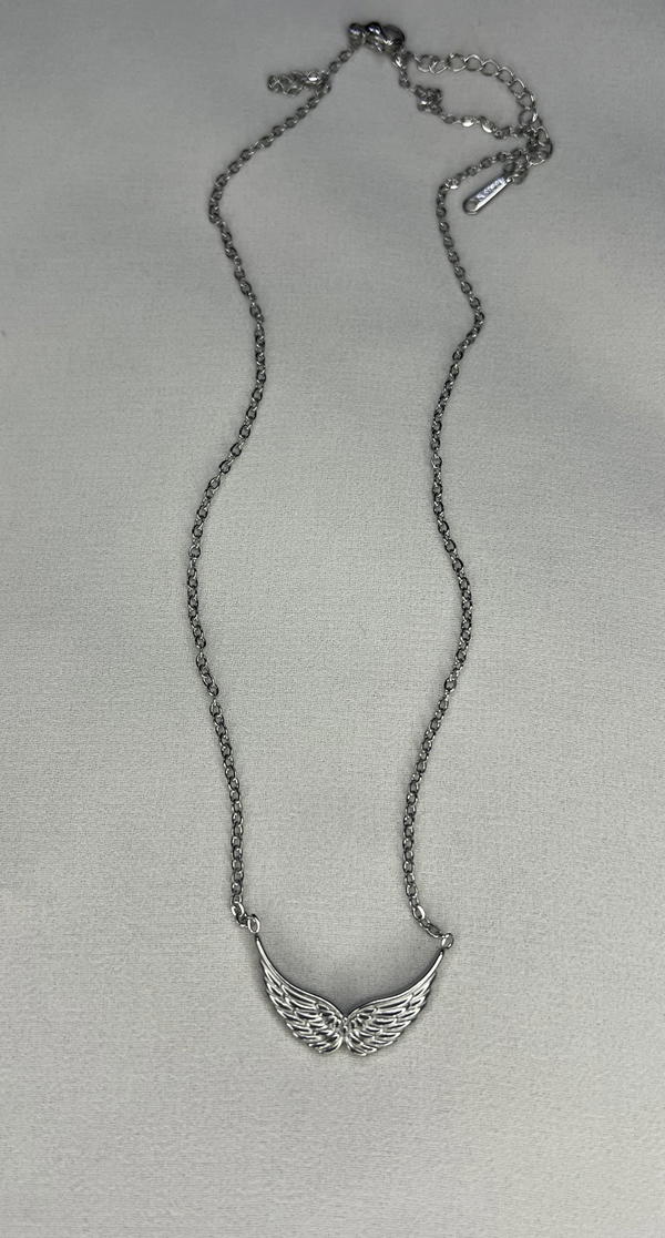 angle wing necklace  Image 3 Preview