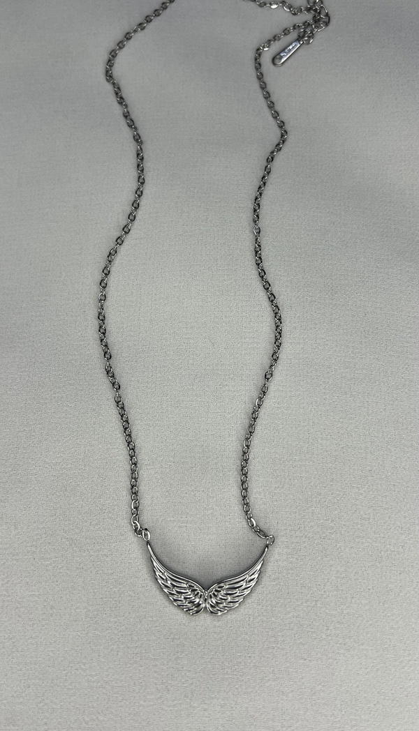 angle wing necklace  Image 4 Preview