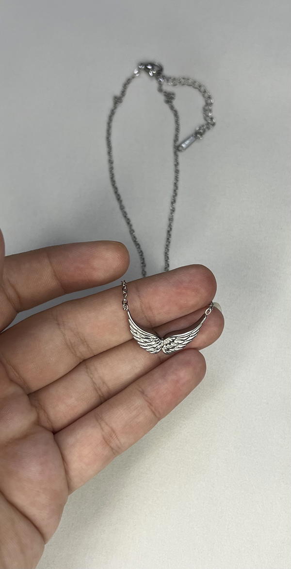 angle wing necklace  Image 8 Preview