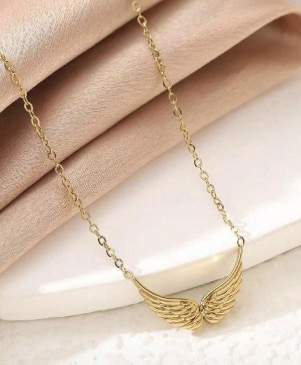 angle wing necklace  Image 10 Preview