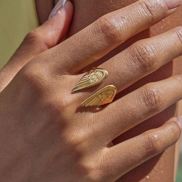 angle wings ring  Image 8 Preview