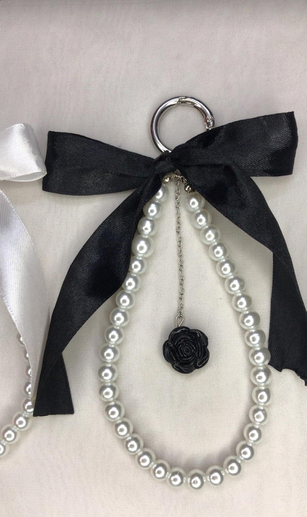 balck&white bag charm  Image 4 Preview
