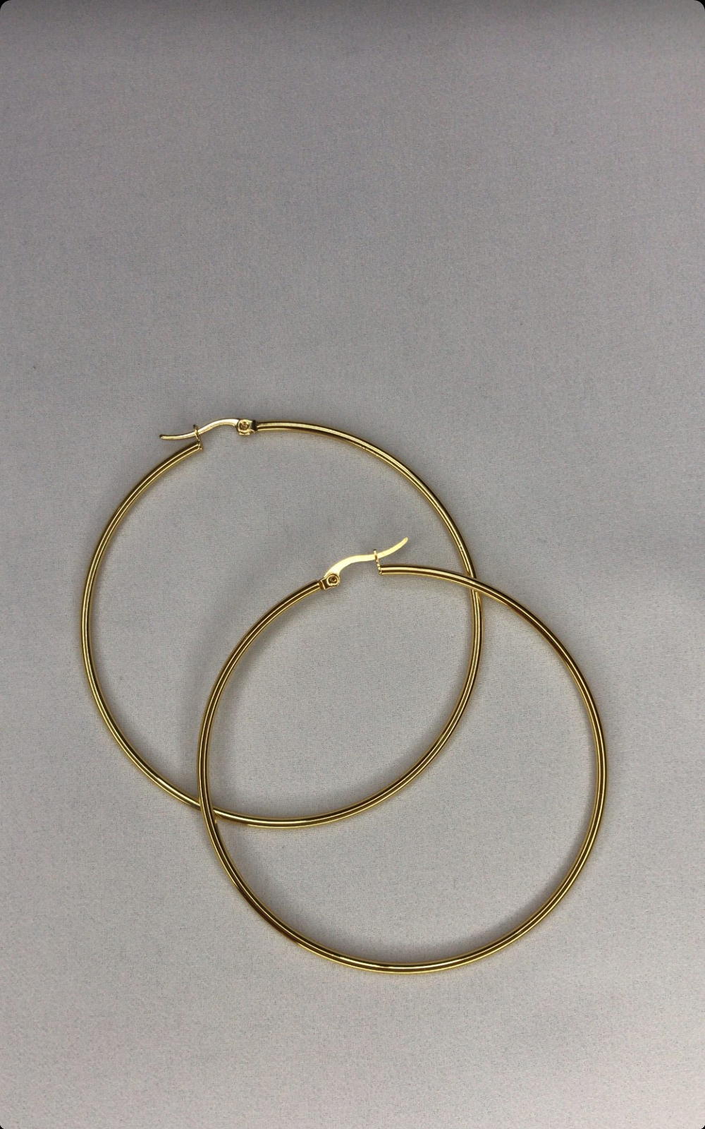 big gold hoops  Preview Image