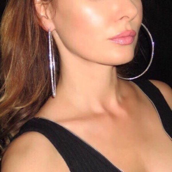 big silver hoops Image 10 Preview