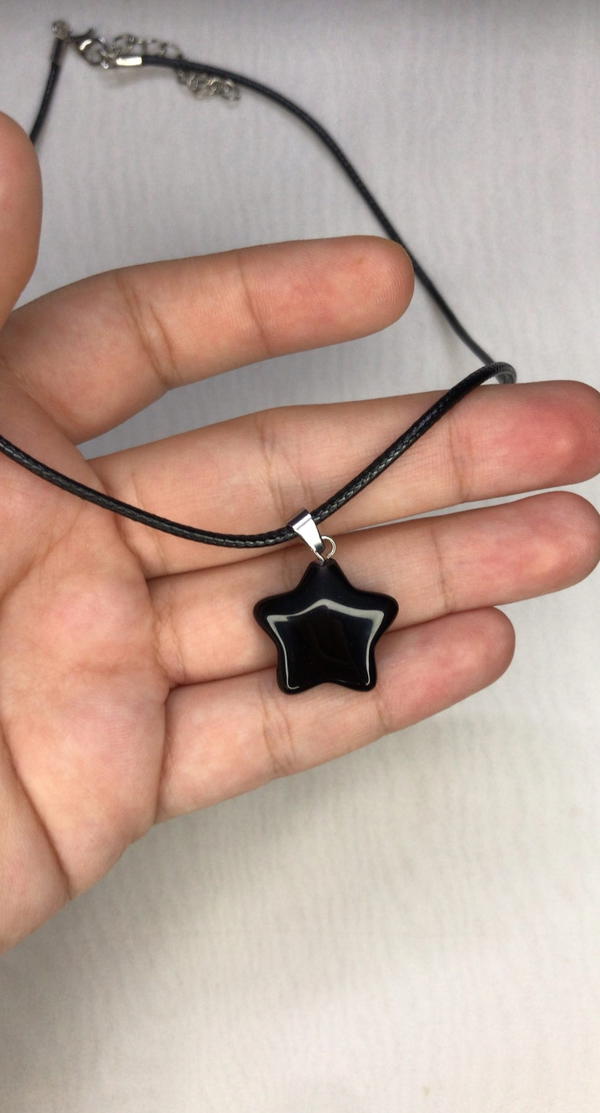 black star necklace  Image 2 Preview
