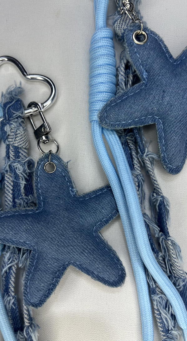 blue jeans bag charm Image 4 Preview