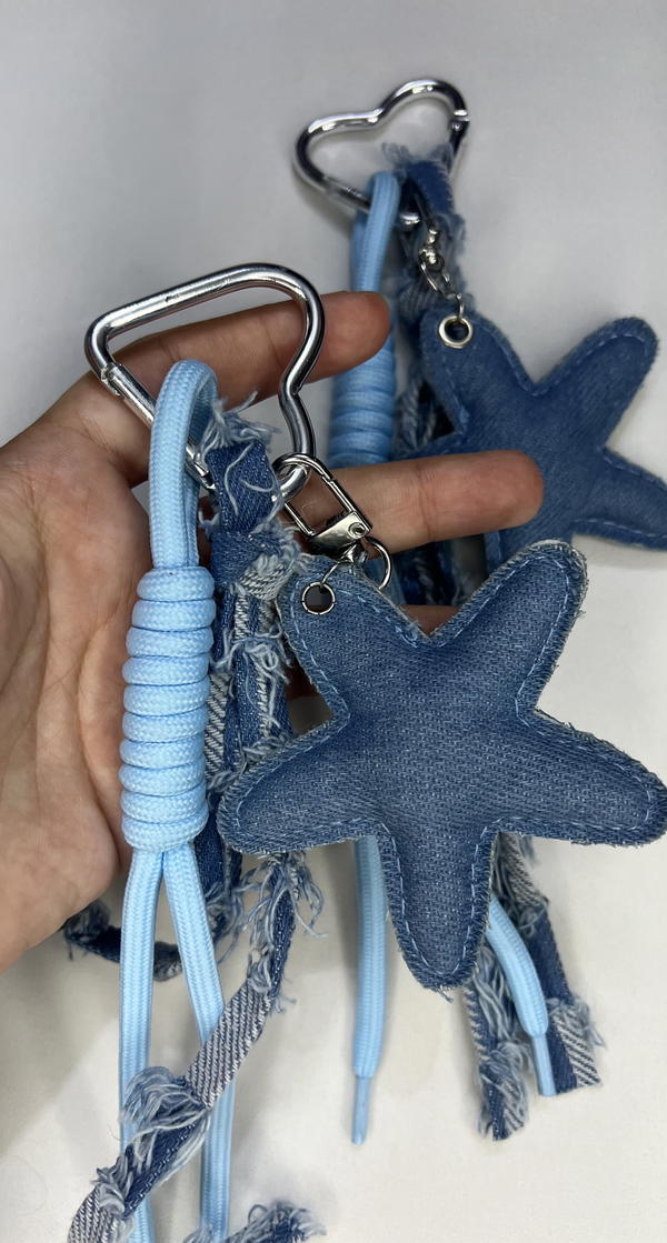 blue jeans bag charm Image 5 Preview
