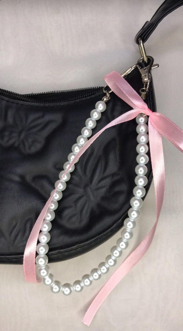 bow&pearl bag charm  Image 7 Preview