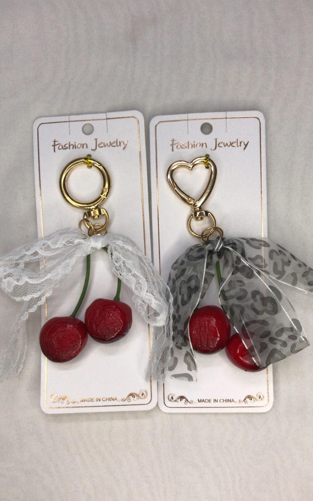 cherry bag charm  Preview Image
