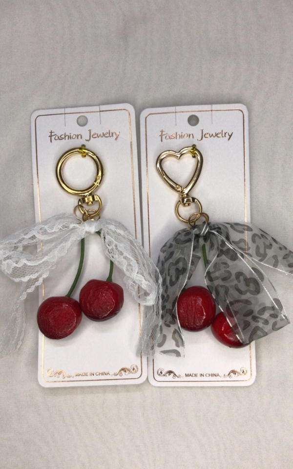 cherry bag charm  Image 1 Preview