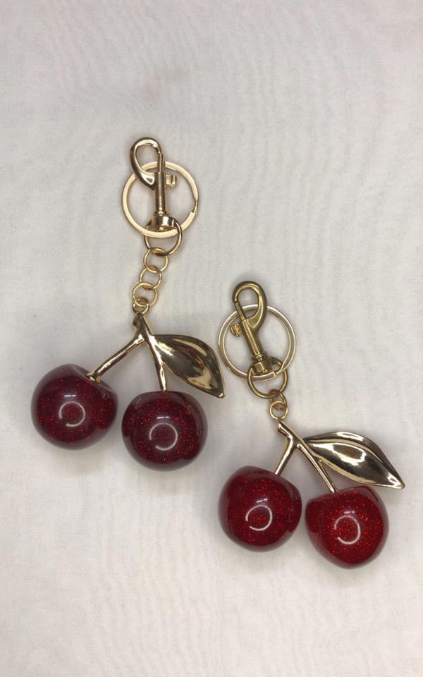 cherry bag charm  Image 1 Preview