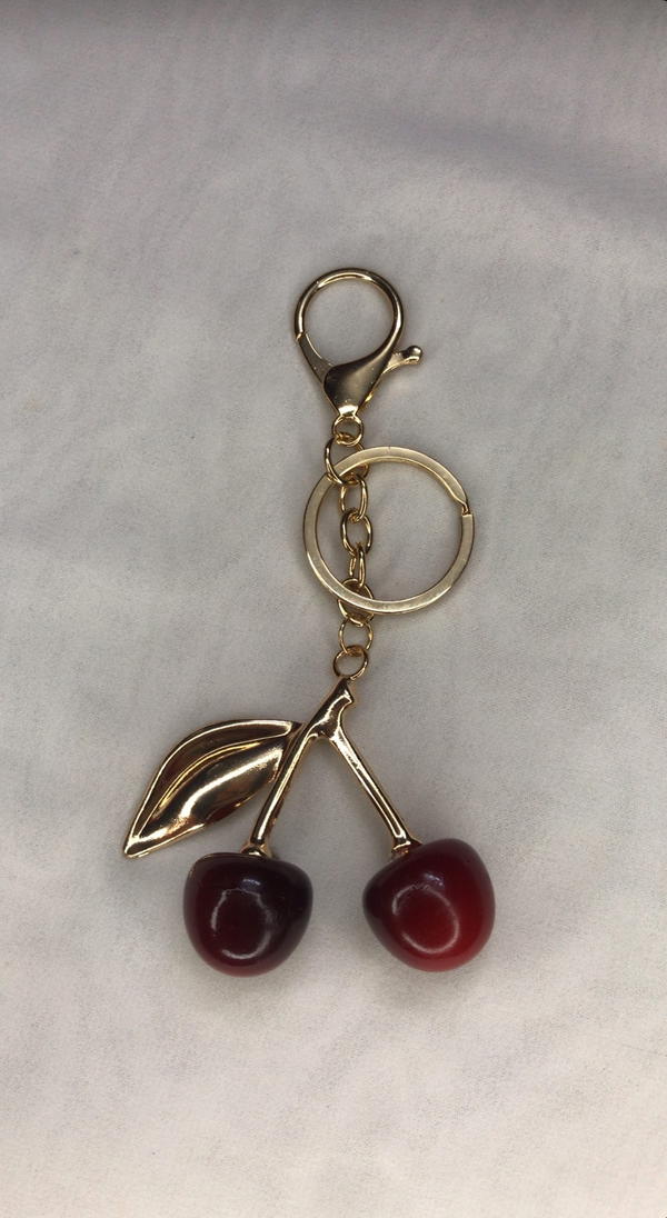 cherry bag charm  Image 1 Preview
