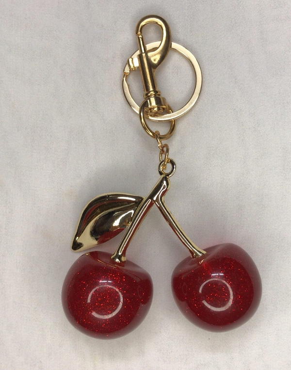 cherry bag charm  Image 2 Preview
