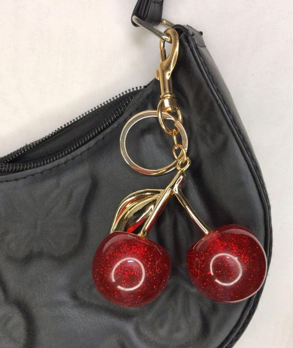 cherry bag charm  Image 3 Preview