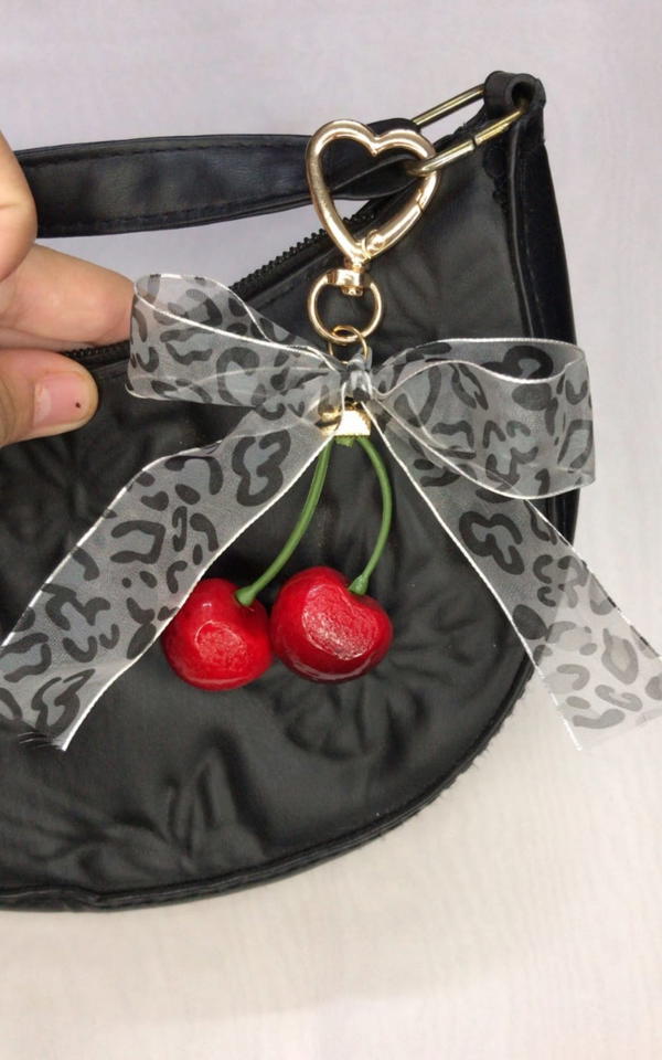 cherry bag charm  Image 5 Preview