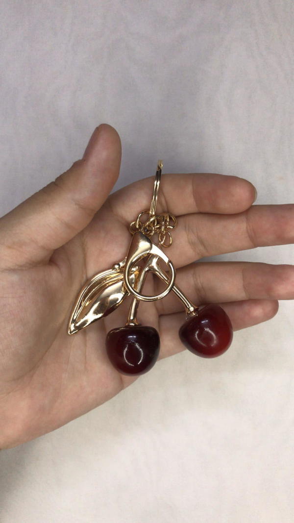 cherry bag charm  Image 5 Preview