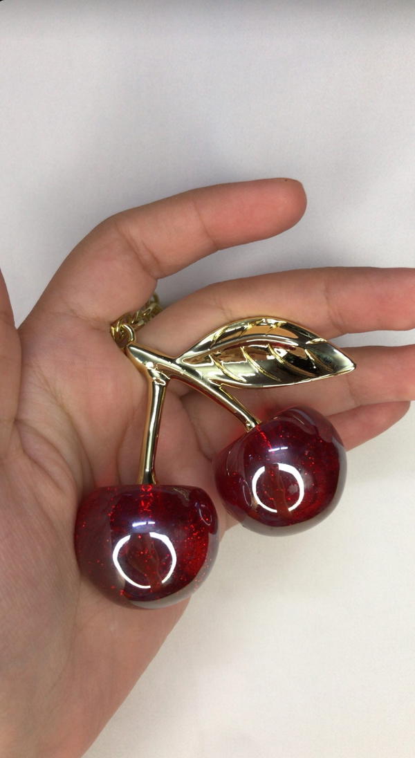 cherry bag charm  Image 5 Preview