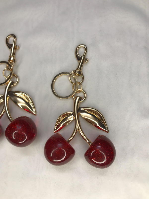 cherry bag charm  Image 6 Preview