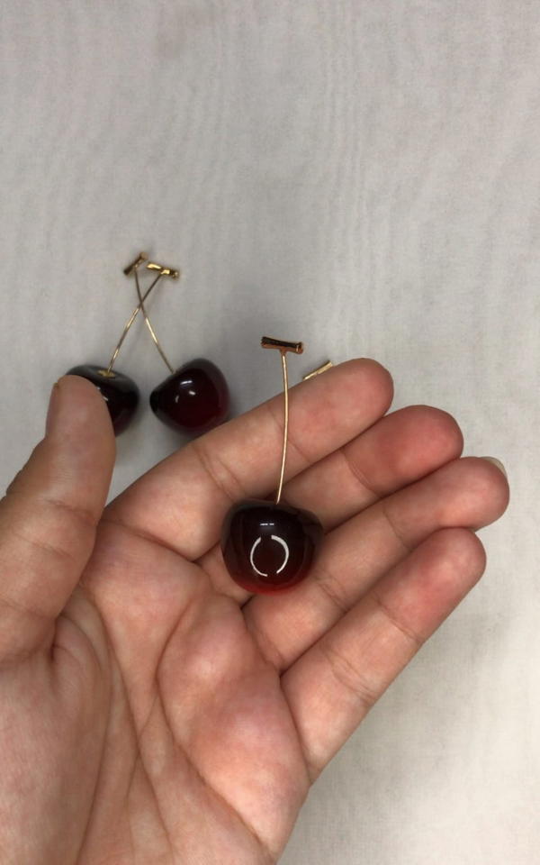 cherry earrings  Image 2 Preview