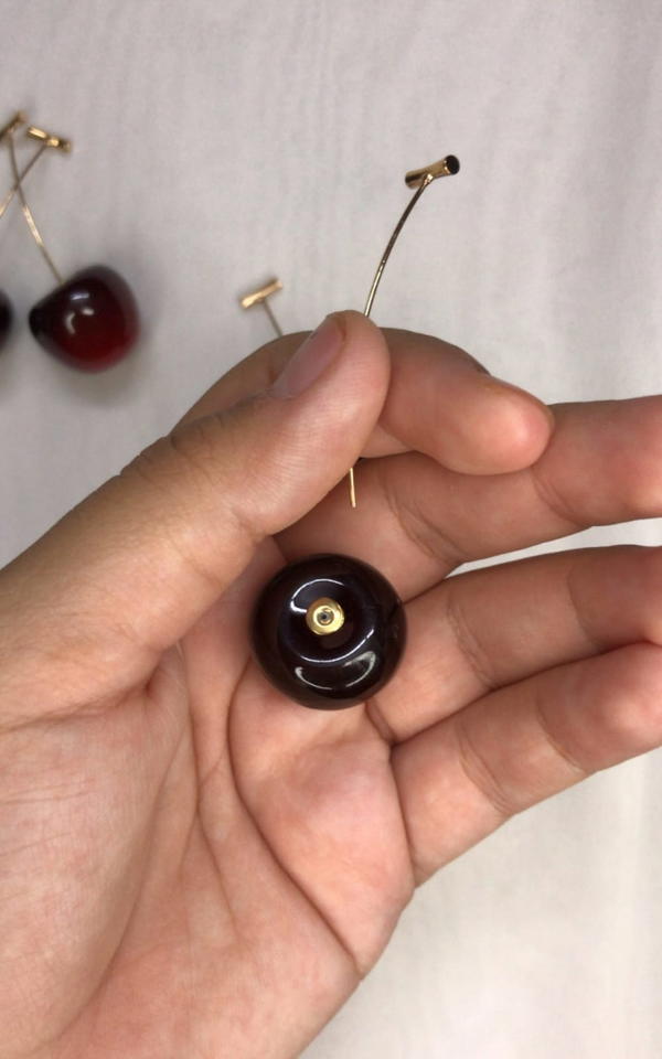 cherry earrings  Image 3 Preview