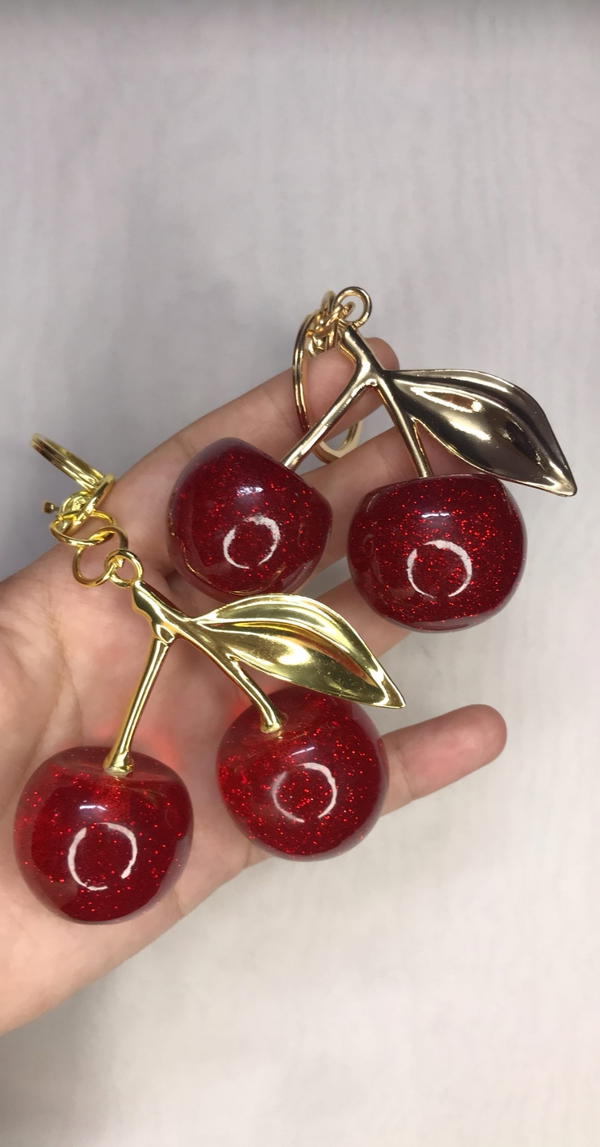 cherry bag charm  Image 4 Preview