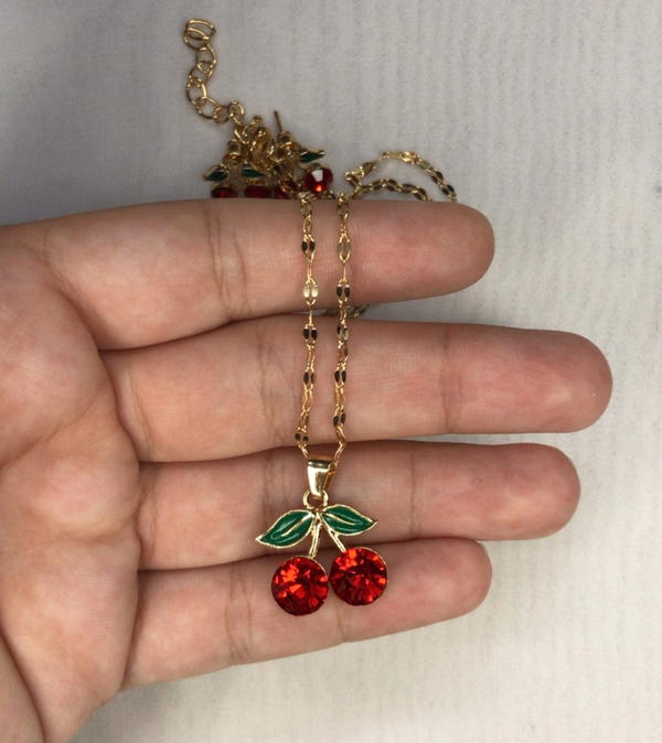 cherry necklace  Image 3 Preview
