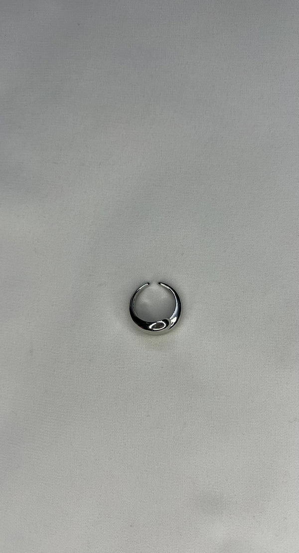 chunky silver ring  Image 5 Preview