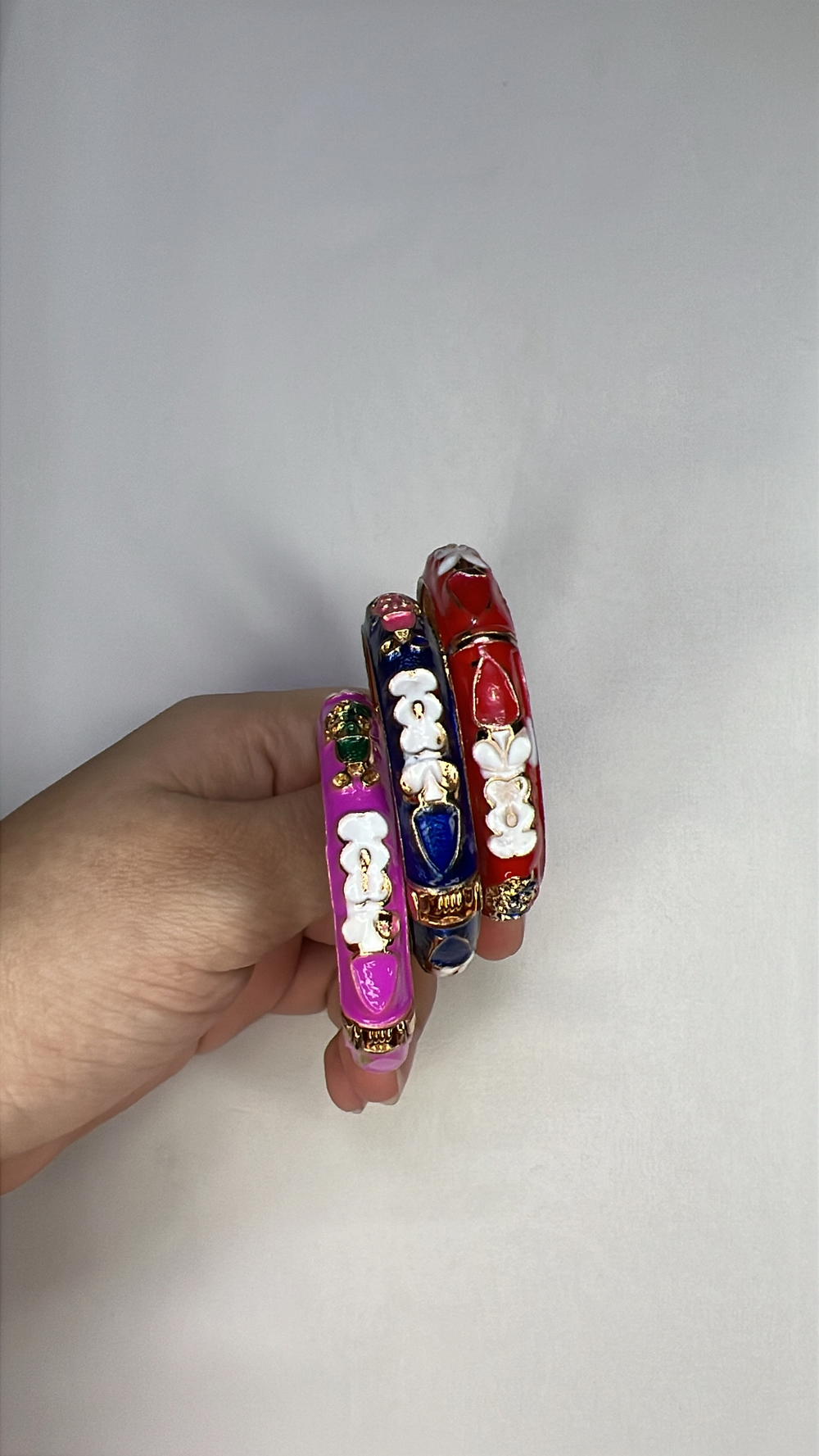 colorful flowers bangle (small one) Preview Image